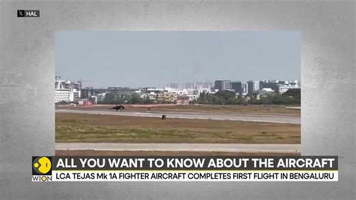 India's historic milestone achievement! Made in India LCA Tejas Mark 1A fighter aircraft completes first flight in Bengaluru Hem Saroya tells you more Watch more on https://www.wionews.com/videos | WION
