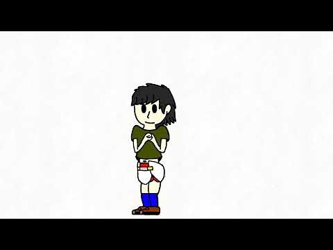 ABDL pooping in diaper test animation