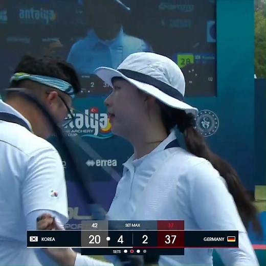 460K views · 2.5K reactions | Still unstoppable.磊 The Olympics champions secure back-to-back mixed team golds. #ArcheryWorldCup | Hyundai Archery World Cup | Facebook