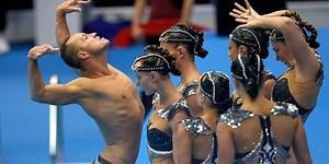 Bill May could become the first male Olympian in artistic swimming