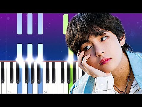 BTS V - Winter Bear (Piano Tutorial)