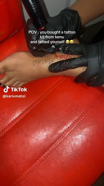 Tattoo Kit from Temu: A DIY Tattoo Experience