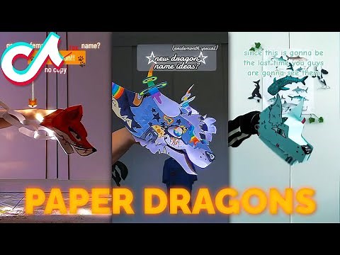 😱 THE AMAZING Paper Dragon 🔥Dragon Puppet Compilation #248