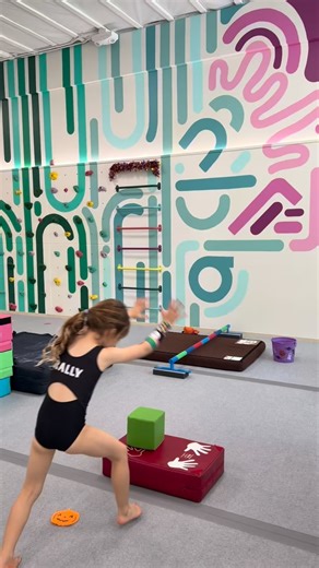 Rally Gymnastics on Instagram: "How to Practice Cartwheels at Home🤸🏻‍♀️ 1. Start small: Use something stackable (blocks or pillows). 2. Level up: Add one block/pillow after each successful try. 3. Aim straight: Focus on hands → feet landing in a straight line. 4. Safety first: An adult spots when stacks get higher. Follow for more tips from the Rally Team! 🌈 #rallygymnastics #kidsgymnastics #cartwheels #sancarlosca #gymnasticsforkids #kidsgymnasticsclasses #gymnasticsfun #gymnasticsathome"