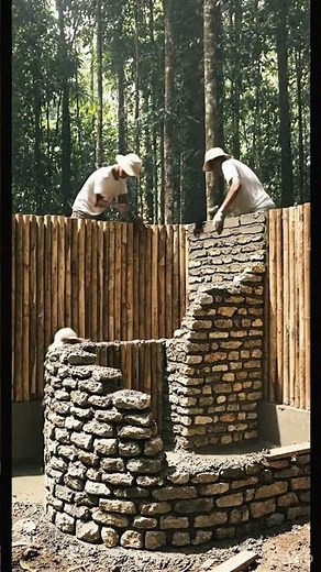Jungle Survival: Hand-Dug Swimming Pool in Dense Forest! 🔥