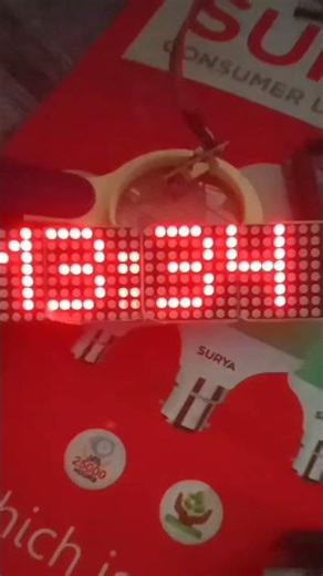 arduino 7219 matrix time arduinoproject
