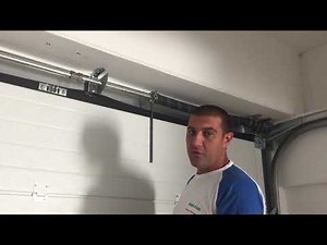 Regolazione molla porta sezionale