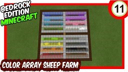 Color Array Sheep Farm Bedrock Edition Minecraft Map