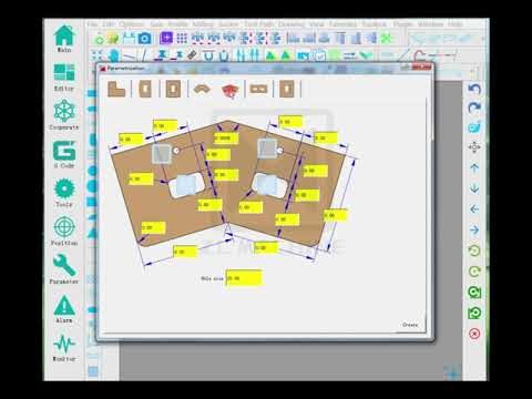 CNC Bridge Saw Programming--Templates Library in CutCam