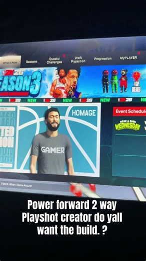 #nba2k26 power forward build