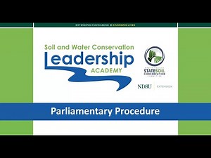 Overviewing Parliamentary Procedure