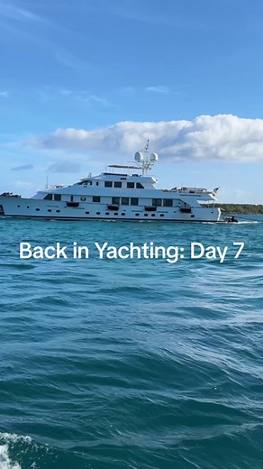 Lauryn Stewart (@lost_lauryn) - Back on the water 🤙🏽 #yachting #deckcrew #superyacht #bahamas