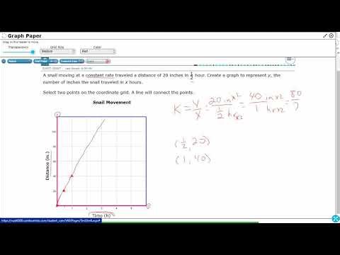 7th Grade STAAR Practice Constant Rates of Change (7.4A - #15)