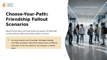 Choose Your Path Friendship Fallout Scenarios Interactive Decision Making Act...