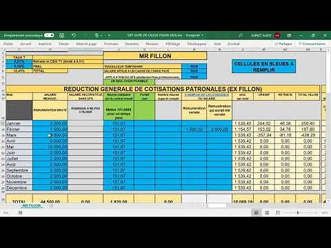 LE CALCUL DE LA RÉDUCTION FILLON