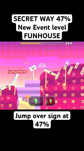 New event level Secret Way GD #geometrydash #secret #secretway #gd #funhouse #subscribe #gaming #ad
