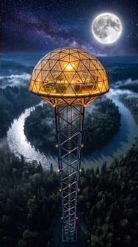 I Built a Glass Dome Bunker 650 Feet in the Sky 🏗️🌲