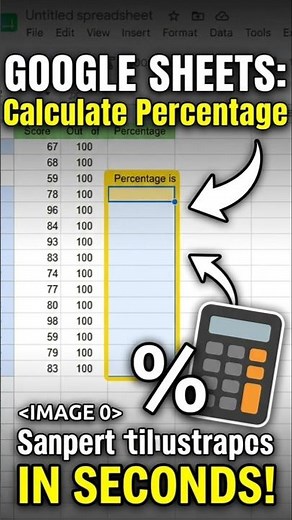Calculate Percentages EASILY in Google Sheets?