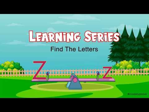 Find Letter Z & z | ALPHABET | Educational Video