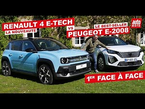 New Renault 4 E-Tech vs Peugeot E-2008: two rooms, two atmospheres