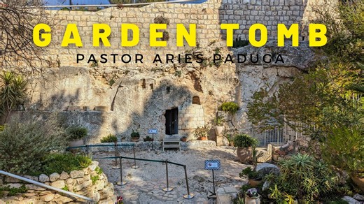 9.2K views · 424 reactions | The Garden Tomb is considered a the site of the Lord Jesus Christ Crucifixion, Burial, and Resurrection. John 19 41 Now in the place where he was crucified there was a garden; and in the garden a new sepulchre, wherein was never man yet laid. 42 There laid they Jesus therefore because of the Jews' preparation day; for the sepulchre was nigh at hand. #bible #travel #Israel #holyland #gardentomb | Pastor Aries Paduga - The Travelling Preacher in Israel | Facebook