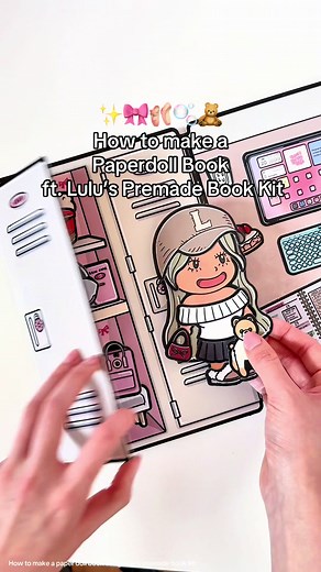 Cómo hacer un libro de muñecas de papel con Lulu