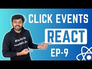 Click events in React | React Ep-9 | code io - Tamil