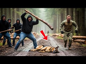 Thugs Beat a Retired Military Dog — Until They Learned He Belonged to a Navy SEAL