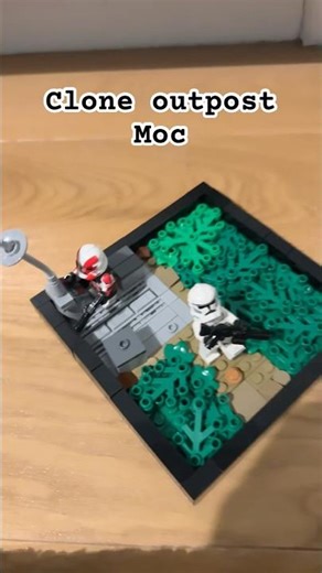 Clone outpost Moc #legostarwars #legobuild #lego #starwars #legoclonewars