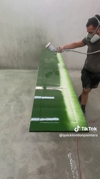 Spray Painting Kitchen Cabinets: A Satisfying Transformation