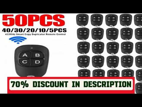 #433 Mhz RF Copy Remote Control Key 433.92mhz 4CH Transmitter Duplicated Cloning Code Car Key Fob E