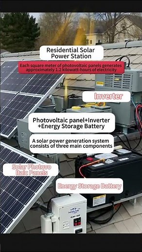 The Working Principles of Residential Solar PV Power Generation #battery #solarconverter #electrical