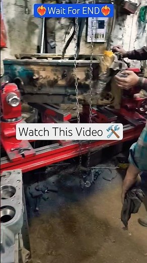 Kirloskar HA6 Engine | Complete Block Line Boring Process 🔥 Step-by-Step Guide! #shorts