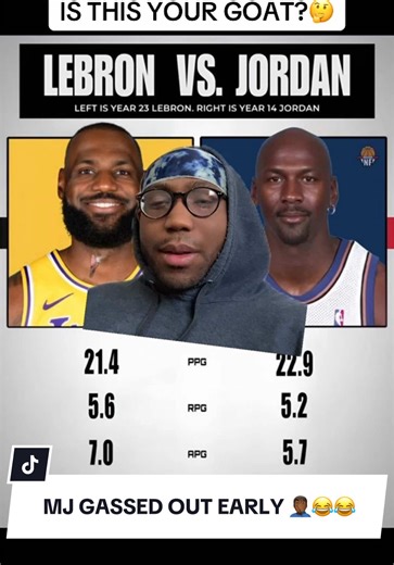 MJ GASSED OUT IN YEAR 14 🤦🏾‍♂️😂😂😂😂 #lebron #lebronjames #michaeljordan #lebronvsjordan #longevity #goat #basketball #hoops