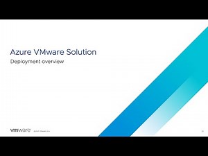 Azure VMware Solution Technical Overview Series - Module 2 - Deployment Overview