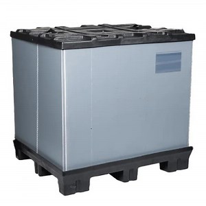 [Hot Item] Collapsible Polypropylene Honeycomb Sleeves Corrugated Plastic Pallet Storage Gaylord Box