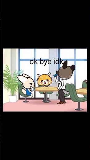 Aggretsuko Anai and Haida animation 😛😛😛 #aggretsuko #animationart #fypp #viral #shortsfeed #art