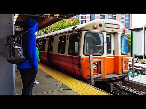 Riding the Boston Subway (The T) from Malden Center to Downtown Crossing