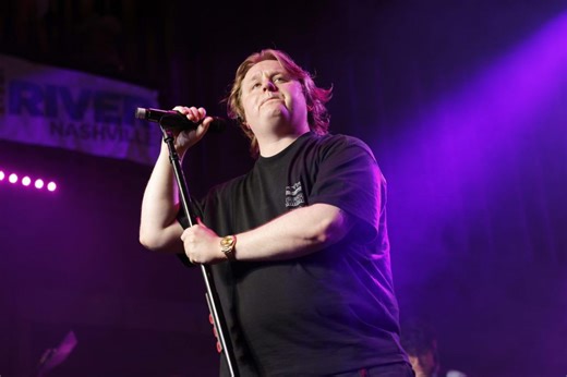 Lewis Capaldi jokes about NYPD shutting down Penn Station pop-up show