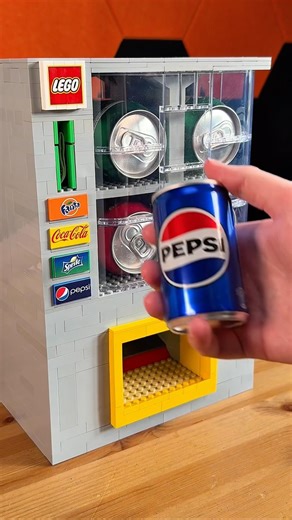 Giant Lego Soda Vending Machine #lego