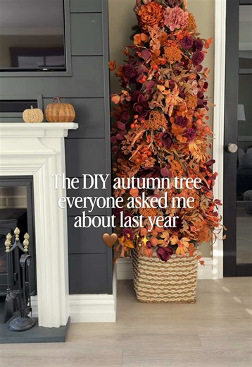 THE AUTUMN TREE TUTORIAL IS HERE🍁🍂 I posted my autumn tree last year, and SO many of you asked how I made it.. so this year I actually remembered to film the whole process😅 It's honestly so much easier than you'd think, and I love that you can completely customise it to make it your own! All the stems I've used here & the gorgeous basket are all from @The Range - I find their faux flowers / stems the best value for money!! Save this tutorial and tag me in your posts so I can see your autumn t
