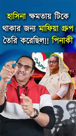 হাসিনা ক্ষমতায় টিকে থাকার জন্য শক্তিশালী মাফিয়া গ্রুপ তৈরি করেছিল: Pinaki Bhattacharya || Hasina