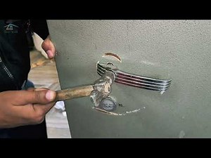 How to Replace Almirah Lock and fix loose handle problem