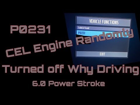 P0231 6.0 Powerstroke and how I fixed it.