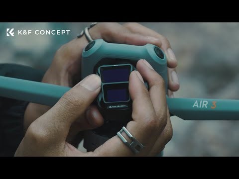 Cinematic Drone Footage with K&F CONCEPT DJI Air 3 ND Filter Kit | Drone ND Filter Day & NightTest