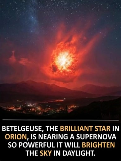Certainly! The video is about the star Betelgeuse and its impending explosion as a supernova. Here is the information about the star and what makes it special, in English: 🌟 Betelgeuse: The Red Supergiant Betelgeuse is a massive star in the Orion constellation. It is an enormous red supergiant, which is a star nearing the end of its life. What Makes It Special? * It's a Glimpse into the Future: Betelgeuse is expected to explode as a Type II Supernova—a violent stellar explosion that occurs when