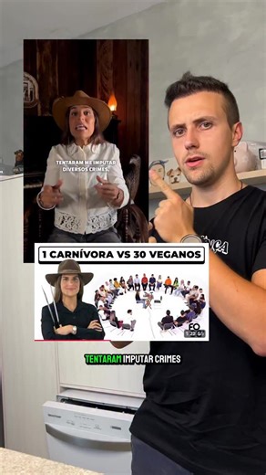 Matheus Rocha | Vegano 🌱 on Instagram: "Muitas pessoas não entendem os motivos das pessoas questionarem o consumo de animais, mas na realidade a questão principal são as vítimas, igual acontece quando a nossa cultura questiona outras que comem cachorros. Eu não sou a favor desse formato 1 carnívoro X 30 veganos pois parece que estamos contra as pessoas, mas na realidade estamos apenas sendo contra uma exploração de vidas inocentes. Também acho muito importante usarmos a comunicação não v