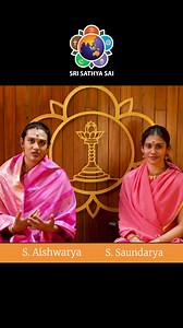 S Aishwarya & S Saundarya Speaking About Sri Sathya Sai Baba As part of Bhagwan’s 97th Birthday celebrations Ms S Aishwarya & Ms S Saundarya, great grand daughters of Bharat Ratna MS Subbulakshmi after their performance in Sai Kulwant Hall shares their experience in the studios of Sri Sathya Sai Media Centre. #SriSathyaSaiBirthday97 | Sri Sathya Sai Baba