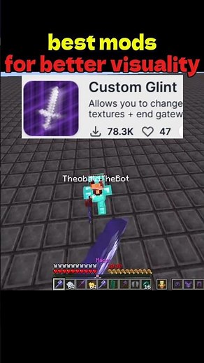 best mods for better visuality #minecraft #pvp #tips #lifeisbutadream