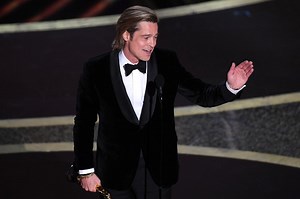 Brad Pitt wins 2020 Oscar for Best Supporting Actor, rides Leo’s ‘coattails’